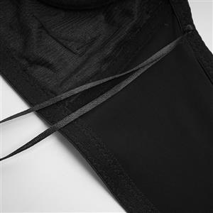 Sexy Black Artificial Diamond B Cup Bustier Bra Clubwear Crop Top N22767