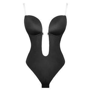 Women's Backless Breathable Underwear Bodysuit Seamless Slimming Shapewear Undergarment N22083