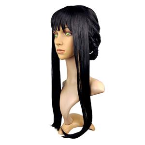 60cm Fashion Black Spay Forger Cosplay Party Anime Bangs Masquerade Costume Wigs MS21994