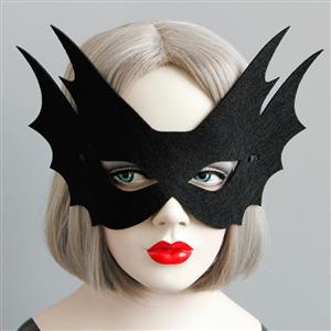 Black Batman Masquerade Party Half Mask MS13009