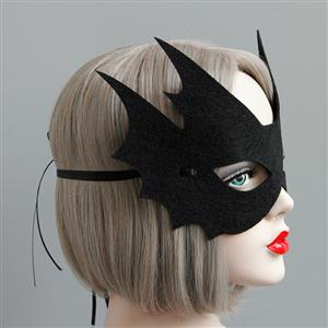 Black Batman Masquerade Party Half Mask MS13009