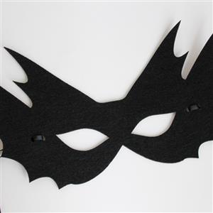 Black Batman Masquerade Party Half Mask MS13009