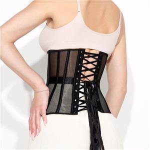 Women'S Bustier Corset Mesh Breathable Corset Women Sexy Bustier Waist Trainer Slim Body Shaper Underbust N23467