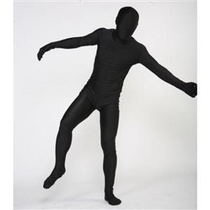 Men's Black Invisible Man Bodysuit Halloween Costume N15649