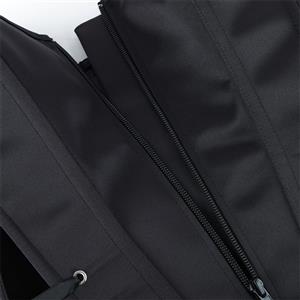 Black Satin Bustier with Front Zipper and Side Lace-Up, Strapless Corset Top N23859