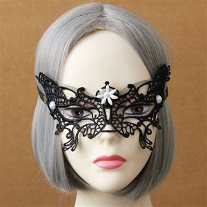 Princess Black Lace Masquerade Party Eyes Mask MS12980