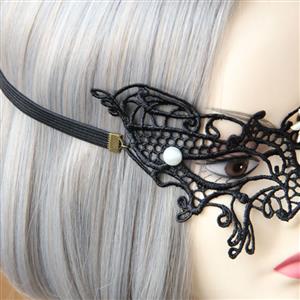 Princess Black Lace Masquerade Party Eyes Mask MS12980