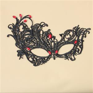 Enchanting Black Lace Masquerade Party Eyes Mask MS12985