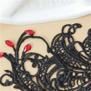 Enchanting Black Lace Masquerade Party Eyes Mask MS12985