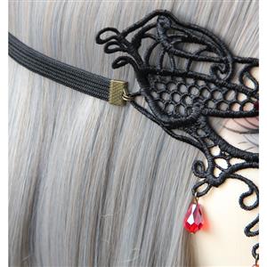 Princess Black Lace Masquerade Party Eyes Mask MS12986