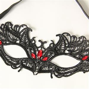 Princess Black Lace Masquerade Party Eyes Mask MS12988