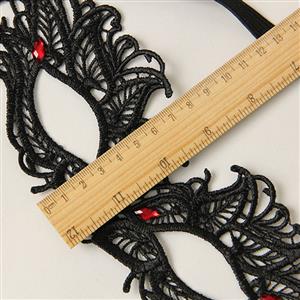 Princess Black Lace Masquerade Party Eyes Mask MS12988