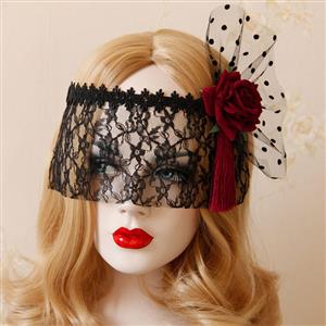 Women's Sexy Floral Lace Flower Mask MS13022