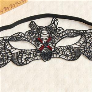 Black Lace gems 1/3 Mask MS12977