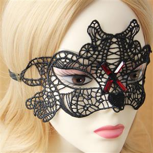 Black Lace gems 1/3 Mask MS12977