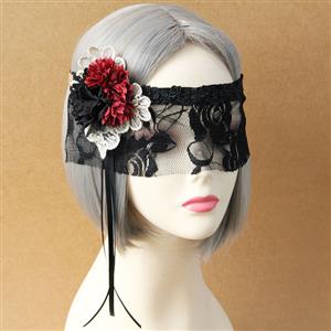 Women's Sexy Black Lace  Masquerade Party Mask MS12926