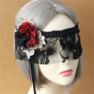 Women's Sexy Black Lace  Masquerade Party Mask MS12926