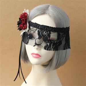 Women's Sexy Black Lace  Masquerade Party Mask MS12926