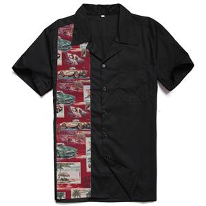 Vintage 1950's T-shirt, Male Clothing, Men's T-shirt, Rockabilly Style Shirt, Cheap Shirt, Fashion T-shirt, #N13053