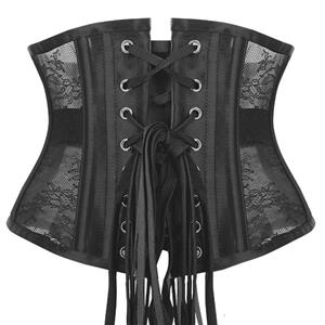 Sexy 8 Steel Boned See-through Lace Bodyshaper Waist Cincher Underbust Corset N22902
