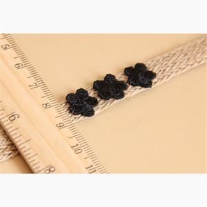 Vintage Braiding Wristband Flower Embellishment Bracelet J17926