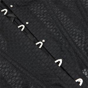 Breathable Mesh Corset Top with Built-in Cups, Summer Royal Style Bodyshaper for Women N23851