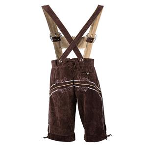 Men's Suede Suspender Oktoberfest Costume N12409