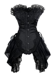 Burlesque Black Bustier N23880
