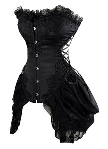 Burlesque Black Bustier N23880