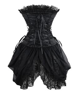 Burlesque Black Bustier N23880