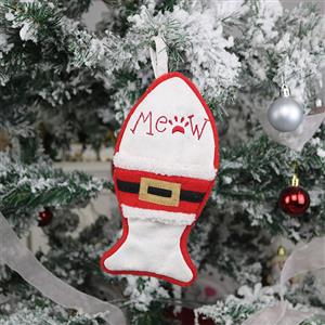 Christmas Eve Knife and Fork Cartoon Cutlery Pouch Dinner Party Tree Decoration XT19903