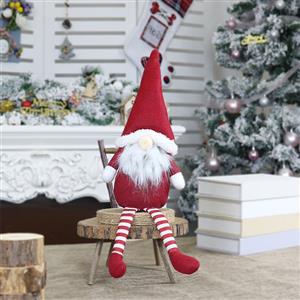 Santa Claus Plush Toy Christmas Eve Dinner Party Decorative Accessory XT19893