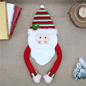 Santa Claus Doll With Hands Christmas Tree Hat Party Decorative Accessory Large Size XT19856