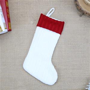 Christmas Long Stocking Wool Knitting Eve Dinner Party Tree Decoration XT19898