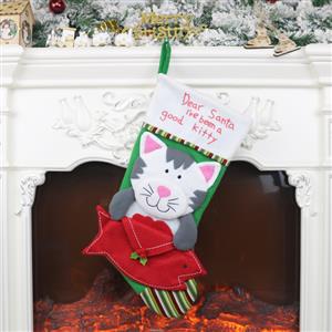 Christmas Stocking for Pets, Christmas Tree Stocking Shop Window Decorations, Cute Christmas Tree Toys, Christmas Tree Party Decorations, Christmas Eve Stocking Dinner Party Accessories, Lovely Christmas Eve Party Decorations, Merry Christmas Stocking Decoration, #XT19906