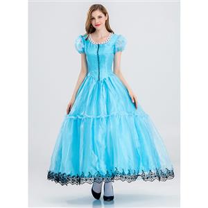 Sexy Cinderella Costume, Women's Halloween Costume, Cinderella Adult Womens Costume, Fairy Tale Costume, Elegant Princess Costume, Princess Costume, #N14733