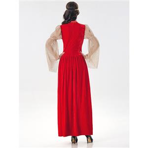 Red Classy Renaissance Beauty Halloween Cosplay Costumes N17119