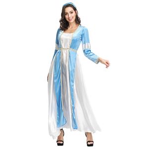 Deluxe Medieval Renaissance Maiden Long Dress Masquerade Costume N19150