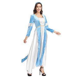 Deluxe Medieval Renaissance Maiden Long Dress Masquerade Costume N19150