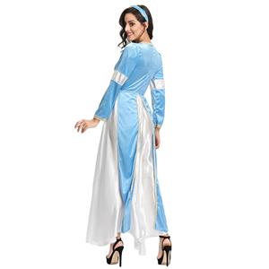 Deluxe Medieval Renaissance Maiden Long Dress Masquerade Costume N19150