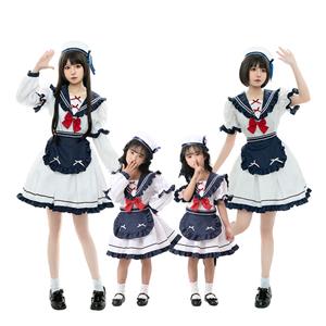 5Pcs Cute Japanese Navy Lolita Children Suit Halloween Cosplay Costume N22693