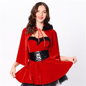 Cute Red Christmas Mini Holiday Dress XT22524