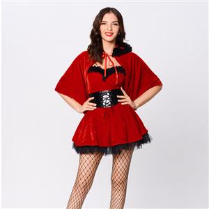 Cute Red Christmas Mini Holiday Dress XT22524