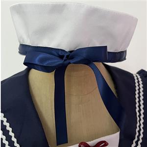 4Pcs Cute Japanese Navy Lolita Suit Schoolgirl Halloween Cosplay Costume N22573