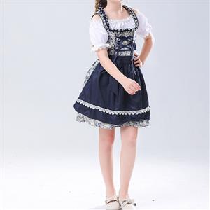 2Pcs Cute Girl Short Sleeve Wide Straps Dress Suit Children Costume N22829