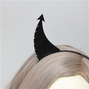 Gothic Demon's Horns Halloween Party Decorations Headband J21519