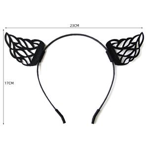 Sexy Black Demon's Horns Halloween Party Nightclub Dancing Decorations Headband J21523