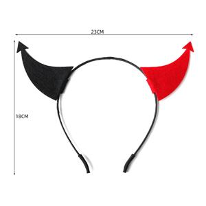 Sexy Black and Red Monster Horns Halloween Party Cosplay Anime Decorations Headband J21531