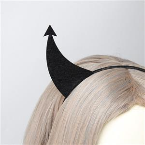 Sexy Black and Red Monster Horns Halloween Party Cosplay Anime Decorations Headband J21531