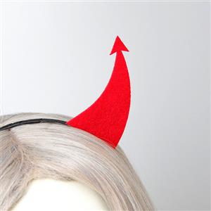 Sexy Black and Red Monster Horns Halloween Party Cosplay Anime Decorations Headband J21531